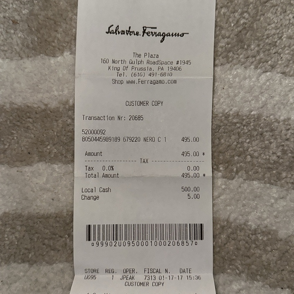 Men’s Salvatore Ferragamo Reversible Calfskin Belt - Picture 4 of 5